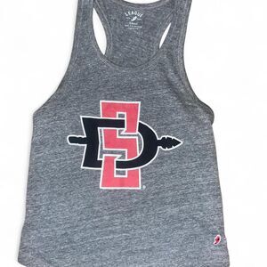 Woman's San Diego State University SDSU Grey Tank Top SZ S